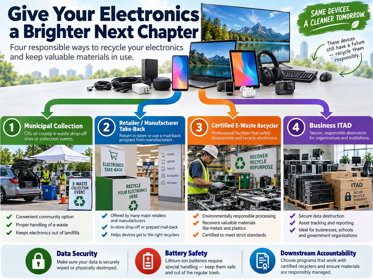 Where Can I Recycle Electronics? How to Find a Responsible E-Waste Recycler