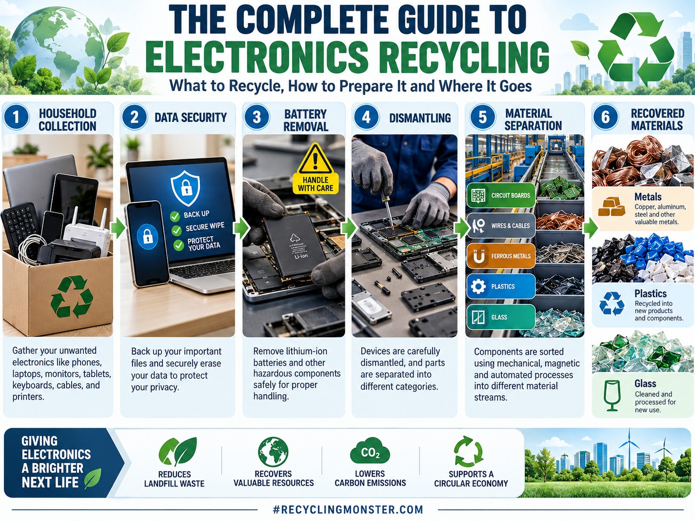 The Complete Guide to Electronics Recycling: What to Recycle, How to Prepare It and Where It Goes