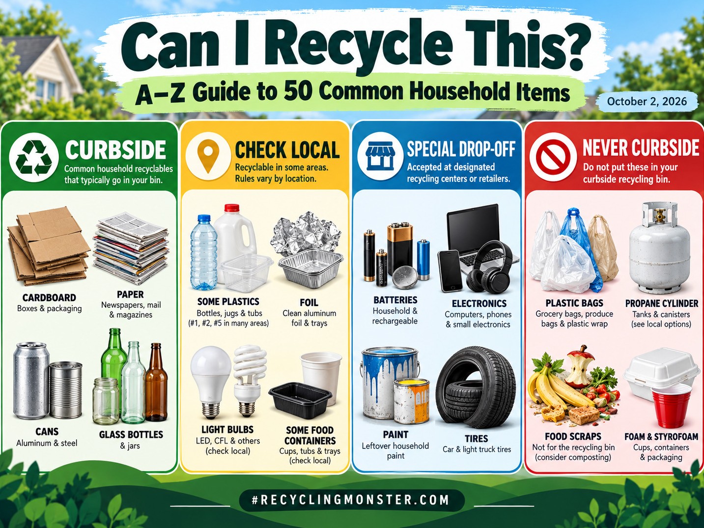 Can I Recycle This? A–Z Guide to 50 Common Household Items